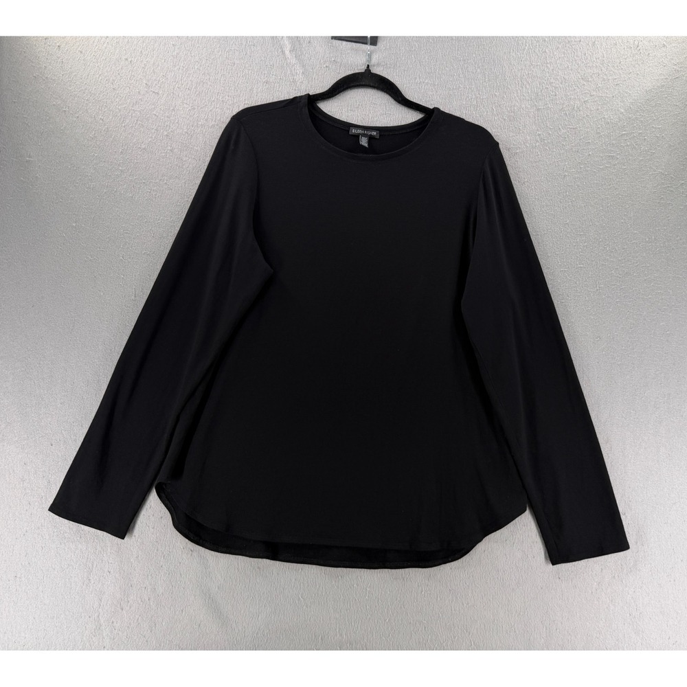 Eileen Fisher Viscose Jersey T-Shirt Womens XL Top‎ Quiet Luxury Minimalist FLAW